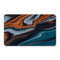 Background Pattern Design Abstract Magnet (rectangular)