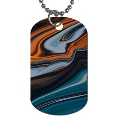 Background Pattern Design Abstract Dog Tag (one Side)