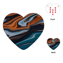 Background Pattern Design Abstract Playing Cards Single Design (heart)