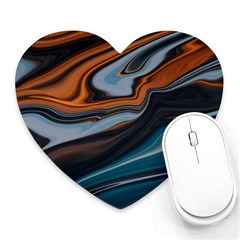 Background Pattern Design Abstract Heart Mousepad