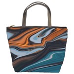 Background Pattern Design Abstract Bucket Bag Front