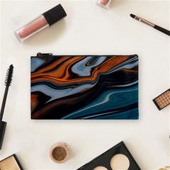 Background Pattern Design Abstract Cosmetic Bag (small)