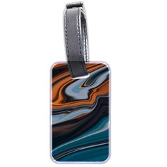 Background Pattern Design Abstract Luggage Tag (two Sides) by Jancukart