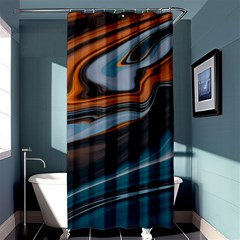 Background Pattern Design Abstract Shower Curtain 36  X 72  (stall) 