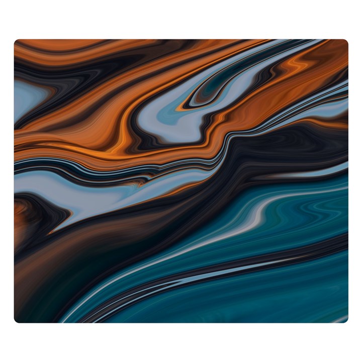 Background Pattern Design Abstract Premium Plush Fleece Blanket (Small)