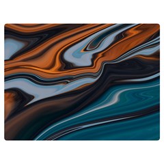 Background Pattern Design Abstract One Side Premium Plush Fleece Blanket (extra Small)