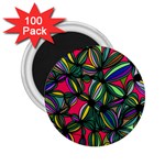 Background Pattern Flowers Seamless 2.25  Magnets (100 pack)  Front