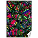 Background Pattern Flowers Seamless Canvas 12  x 18  11.88 x17.36  Canvas - 1