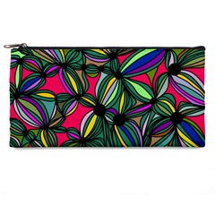 Background Pattern Flowers Seamless Pencil Case