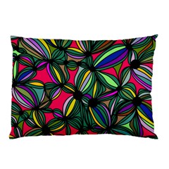 Background Pattern Flowers Seamless Pillow Case (two Sides)