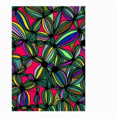 Background Pattern Flowers Seamless Large Garden Flag (two Sides)