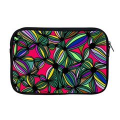 Background Pattern Flowers Seamless Apple Macbook Pro 17  Zipper Case