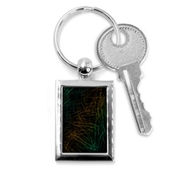 Background Pattern Texture Design Key Chain (rectangle)