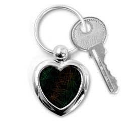 Background Pattern Texture Design Key Chain (heart)