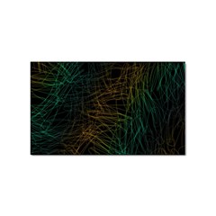 Background Pattern Texture Design Sticker (rectangular)