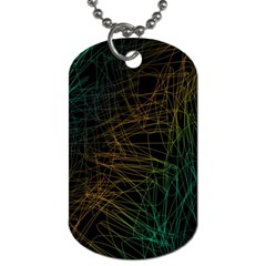 Background Pattern Texture Design Dog Tag (one Side)