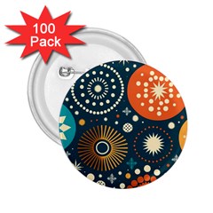 Abstract Pattern 2 25  Buttons (100 Pack) 