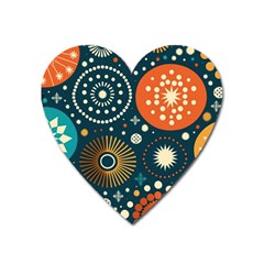 Abstract Pattern Heart Magnet