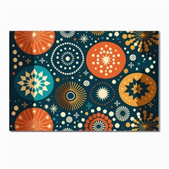 Abstract Pattern Postcard 4 x 6  (pkg Of 10) by Jancukart