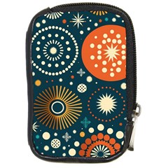 Abstract Pattern Compact Camera Leather Case