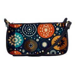 Abstract Pattern Shoulder Clutch Bag