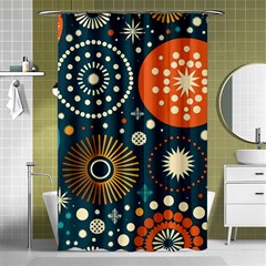 Abstract Pattern Shower Curtain 48  X 72  (small) 