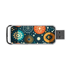 Abstract Pattern Portable Usb Flash (two Sides)