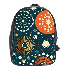 Abstract Pattern School Bag (xl)