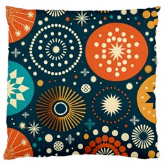 Abstract Pattern Standard Premium Plush Fleece Cushion Case (one Side)