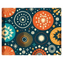 Abstract Pattern Premium Plush Fleece Blanket (medium)