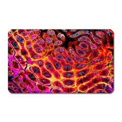 Fractal Black Texture Wallpaper Magnet (rectangular) by Jancukart