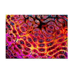 Fractal Black Texture Wallpaper Sticker A4 (10 Pack)