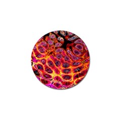 Fractal Black Texture Wallpaper Golf Ball Marker