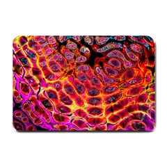 Fractal Black Texture Wallpaper Small Doormat by Jancukart