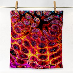 Fractal Black Texture Wallpaper Face Towel