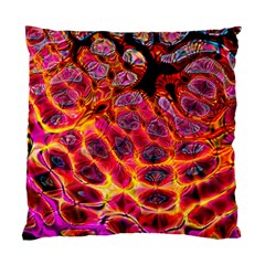 Fractal Black Texture Wallpaper Standard Cushion Case (One Side)