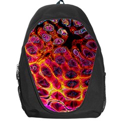 Fractal Black Texture Wallpaper Backpack Bag