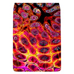 Fractal Black Texture Wallpaper Removable Flap Cover (S)