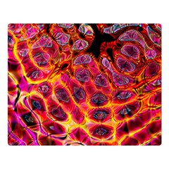 Fractal Black Texture Wallpaper Premium Plush Fleece Blanket (large)