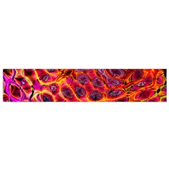 Fractal Black Texture Wallpaper Small Premium Plush Fleece Scarf