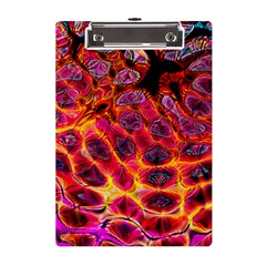 Fractal Black Texture Wallpaper A5 Acrylic Clipboard