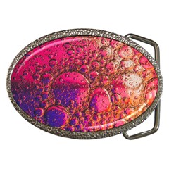 Colorful Bubbles Abstract Art Belt Buckles