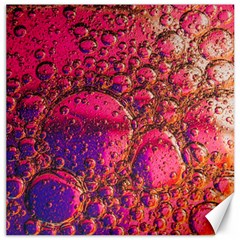 Colorful Bubbles Abstract Art Canvas 16  X 16 