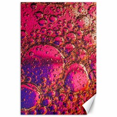 Colorful Bubbles Abstract Art Canvas 24  X 36 