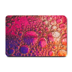 Colorful Bubbles Abstract Art Small Doormat