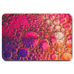 Colorful Bubbles Abstract Art Large Doormat by Jancukart