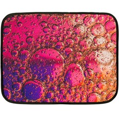 Colorful Bubbles Abstract Art One Side Fleece Blanket (mini)