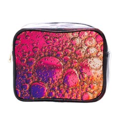 Colorful Bubbles Abstract Art Mini Toiletries Bag (one Side)