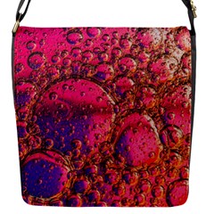 Colorful Bubbles Abstract Art Flap Closure Messenger Bag (s)