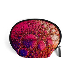 Colorful Bubbles Abstract Art Accessory Pouch (small) by Jancukart